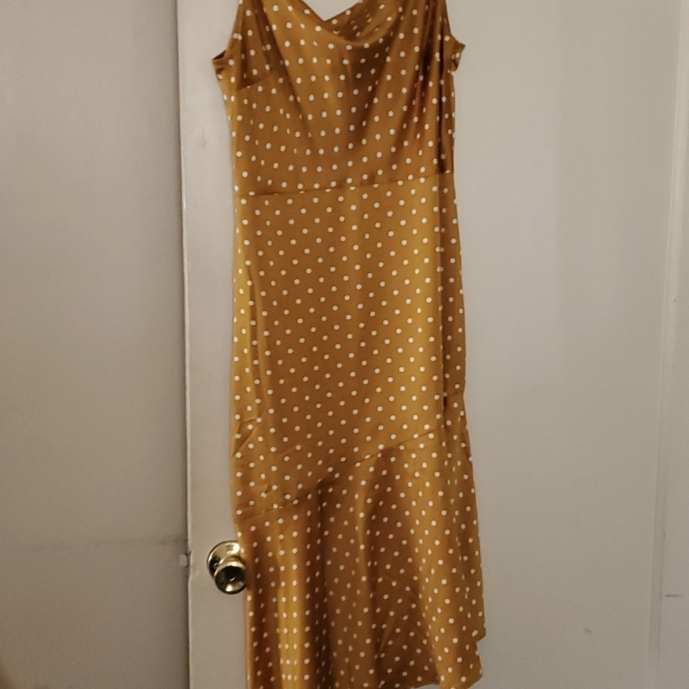 J.O.A Dress - Gold - Picture 4 of 8